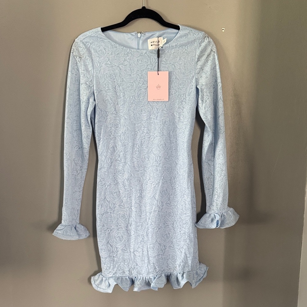 Hello Molly Sky Blue Kids Formal Dress